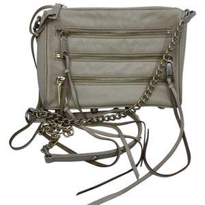 Rebecca Minkoff Beige Leather Cross Body Bag
